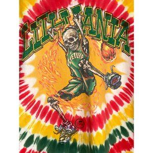 Grateful Dead Olympics Lithuania Blue Spectrum T-Shirt Mens XL Vintage 90s